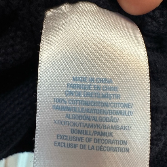 Ralph Lauren Cable Knit Peplum Cardigan in Blue (Size 18 Months) - Picture 4 of 4